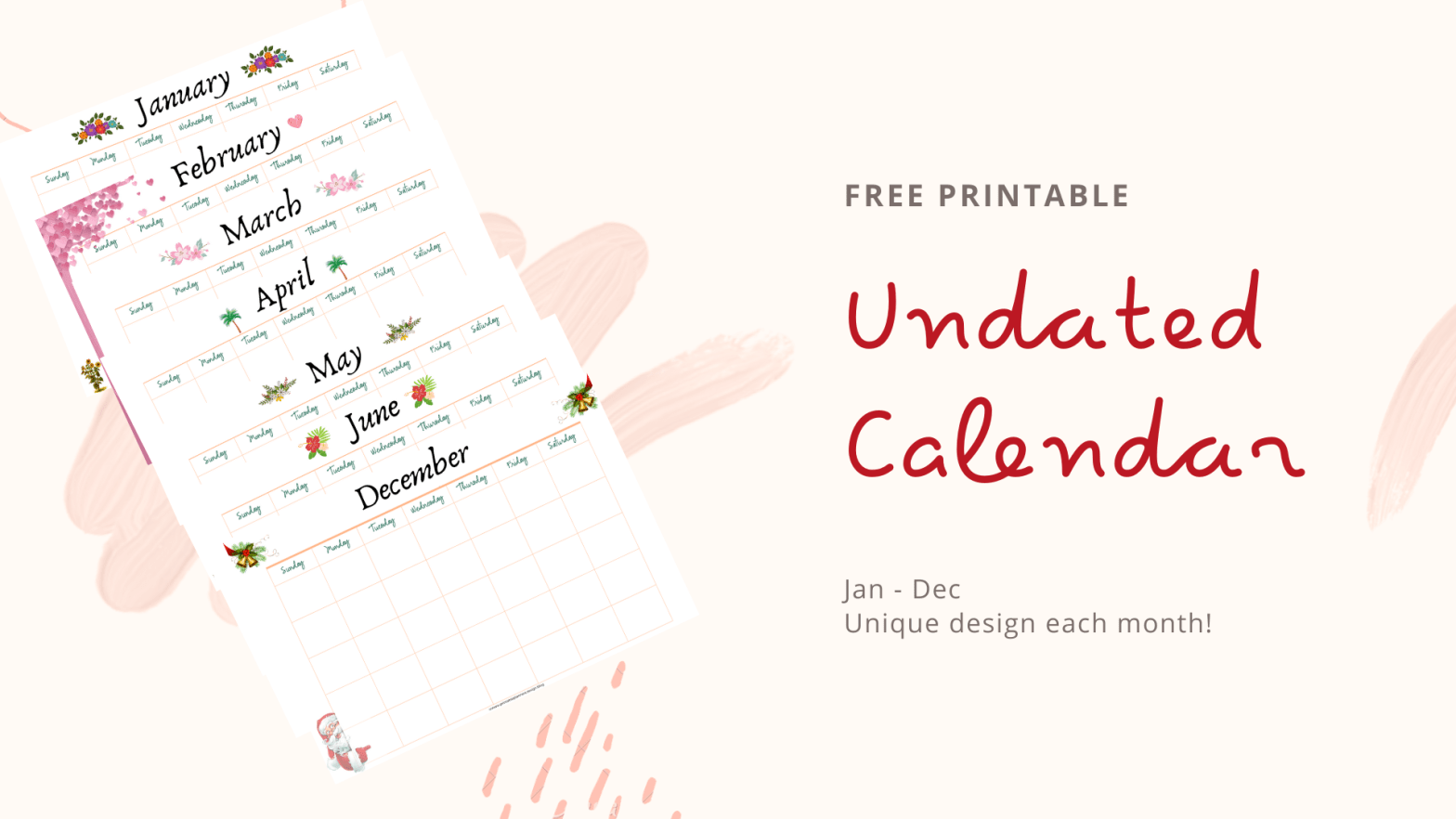 free printable calendar 2020