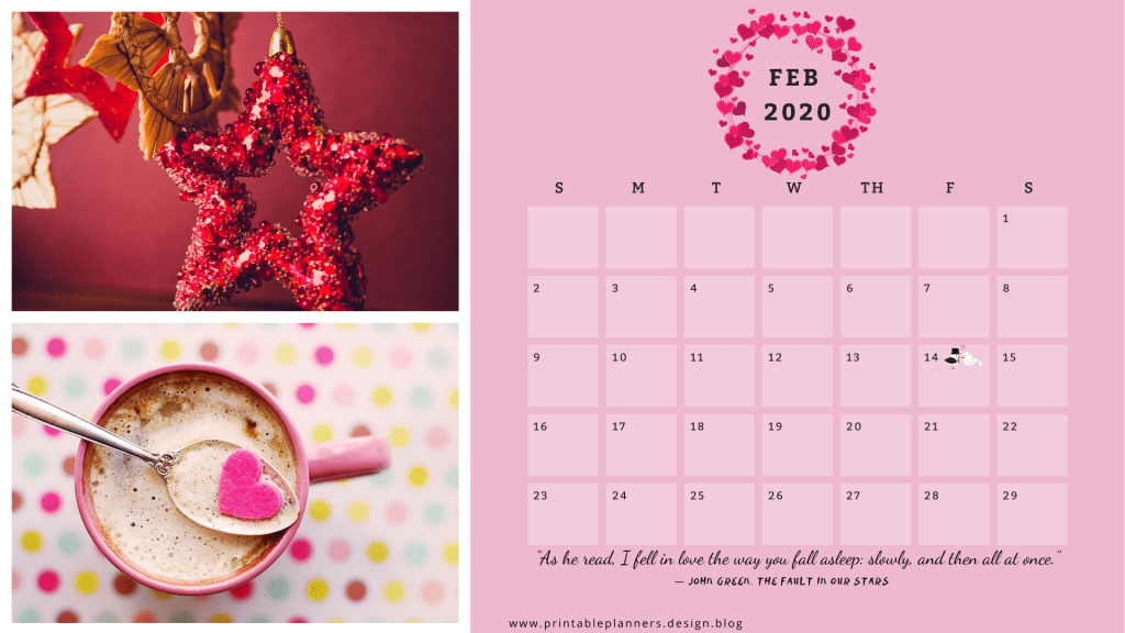 FREE PRINTABLE CALENDAR 2020